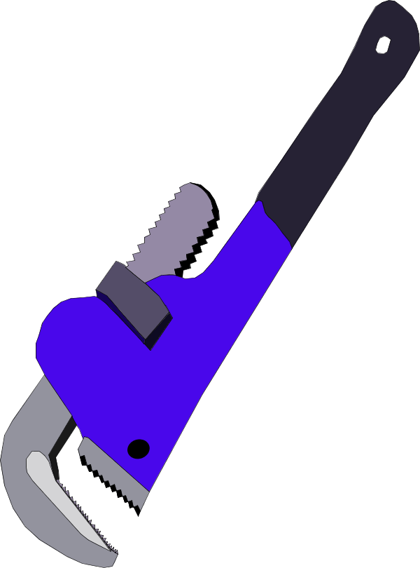 Pipe wrench - vector Clip Art