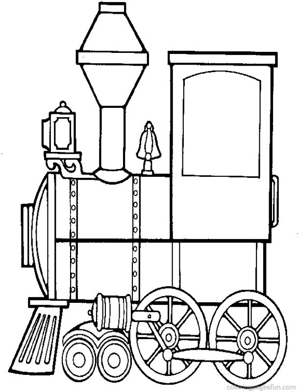 Trains | Free Printable Coloring Pages