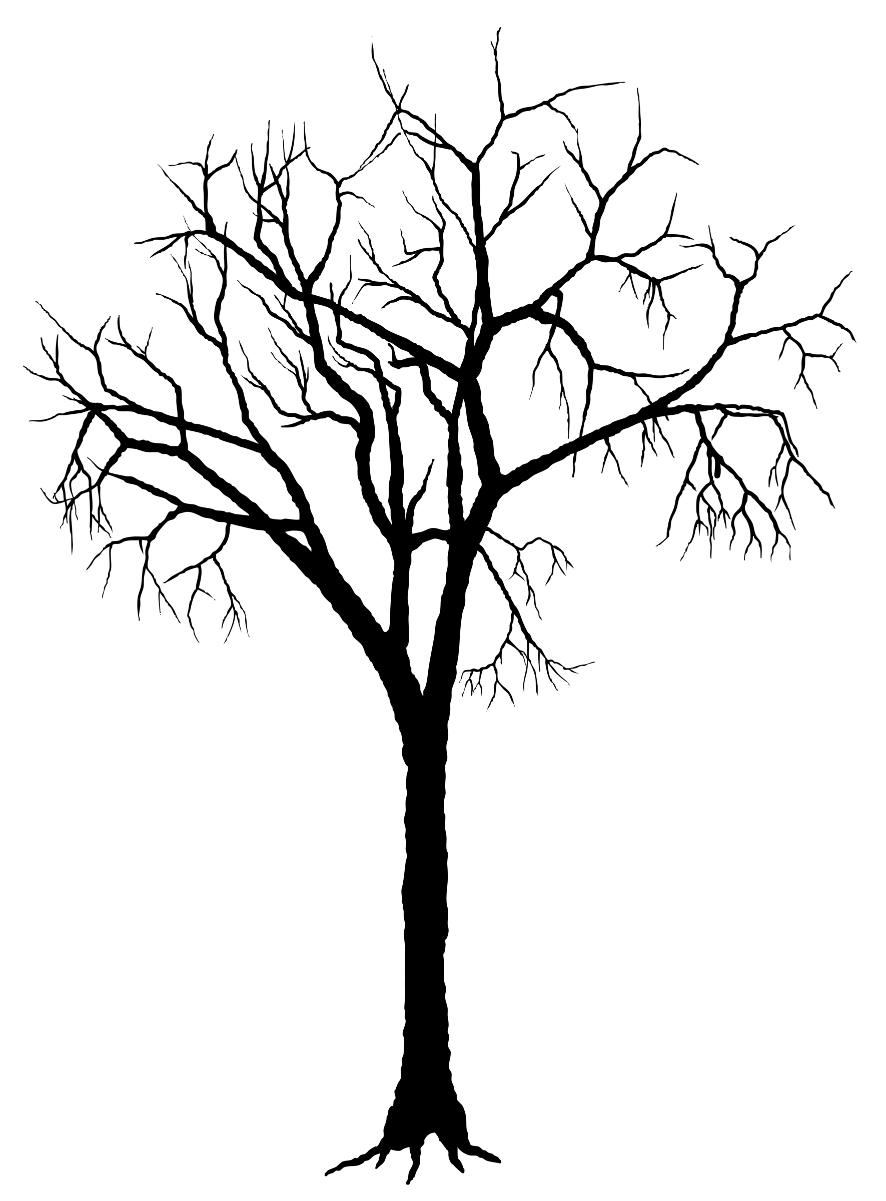 Free Simple Tree Silhouette, Download Free Simple Tree Silhouette png