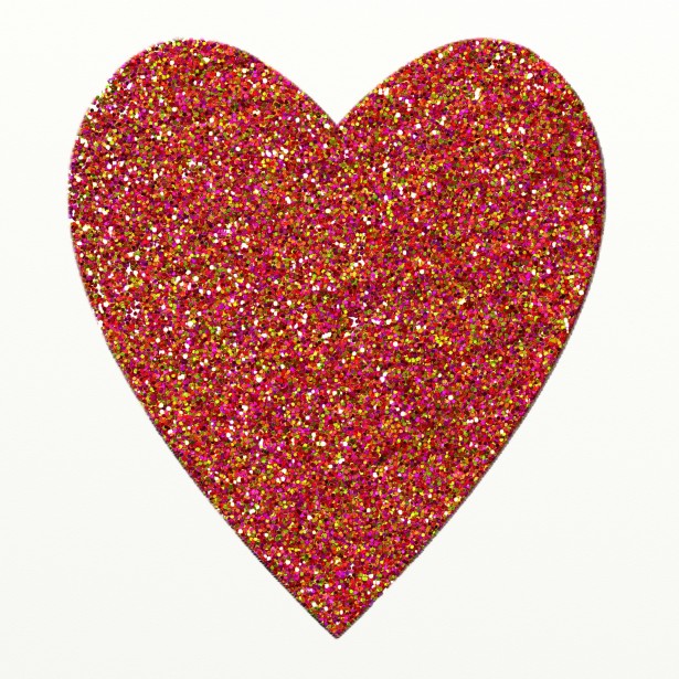 Rainbow Glitter Heart Clipart Free Stock Photo - Public Domain 