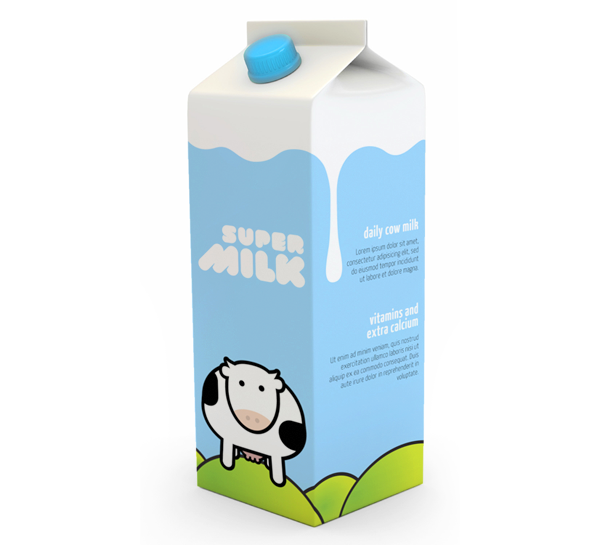 How to Design the Print on a Milk Carton in Photoshop