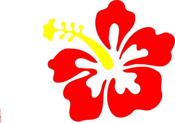 Hibiscus Flower clip art - vector clip art online, royalty free 