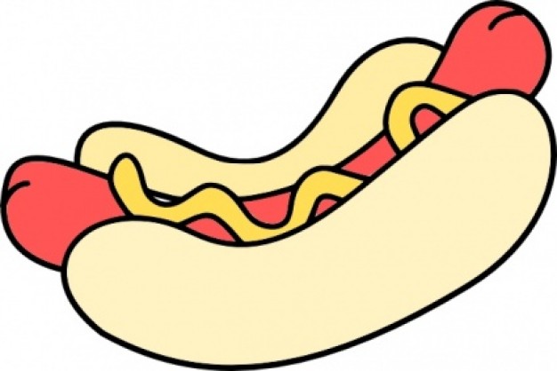 Hot Dogs Clipart - Clipart library