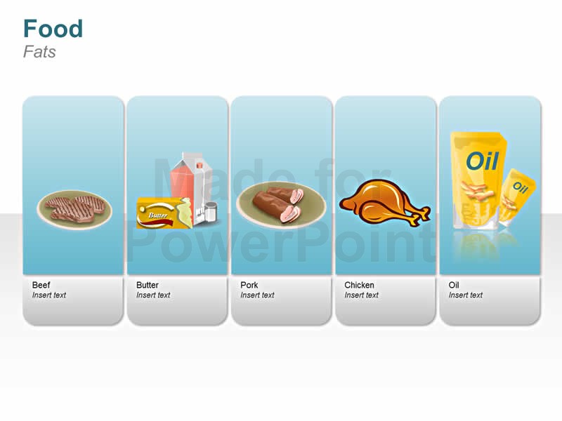 Food Icons PowerPoint Slides