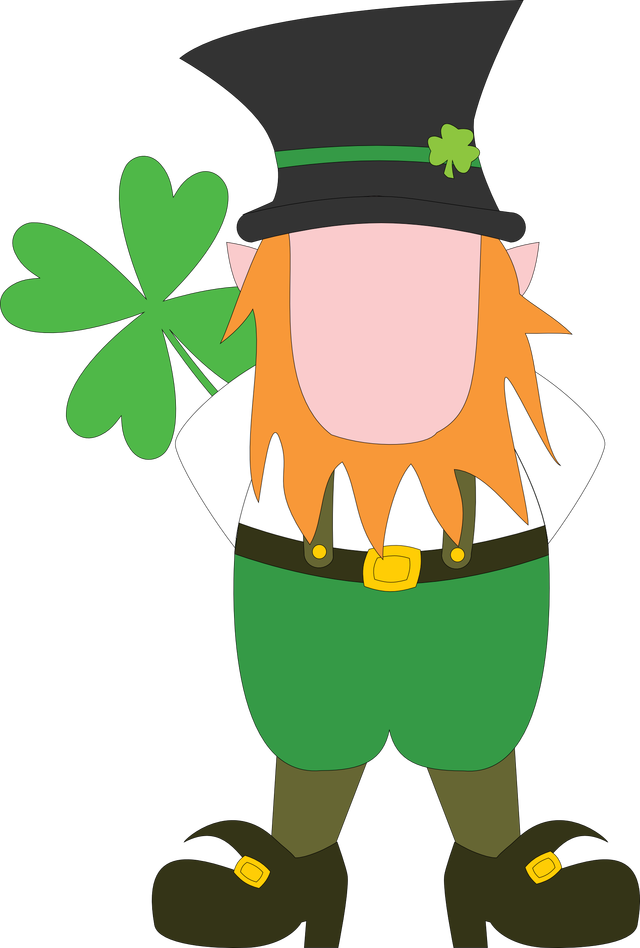 Printable Leprechaun Body Template Printable Templates Free