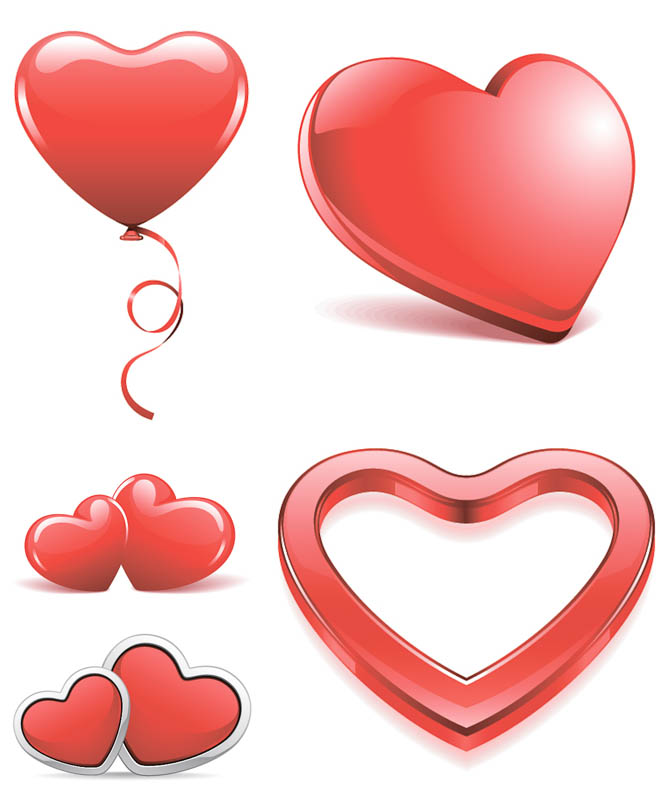 Red heart vector | Vector Graphics Blog
