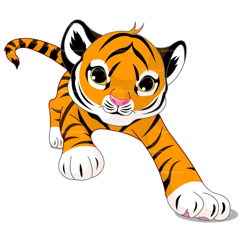 Cute Tiger Clipart Black And White | Clipart library - Free Clipart 