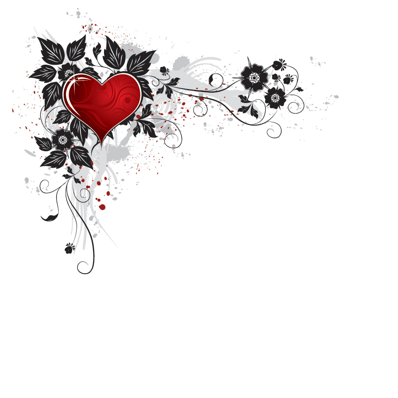 Free Hearts And Flowers Border, Download Free Hearts And Flowers Border