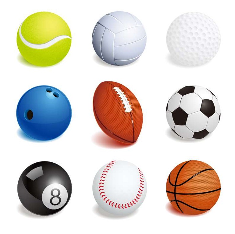 Vector Illustration of Sport Balls | Free Vector Graphics | All 