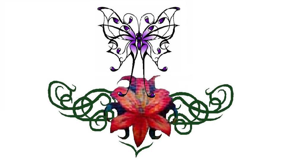 flower tattoo clip art - photo #25