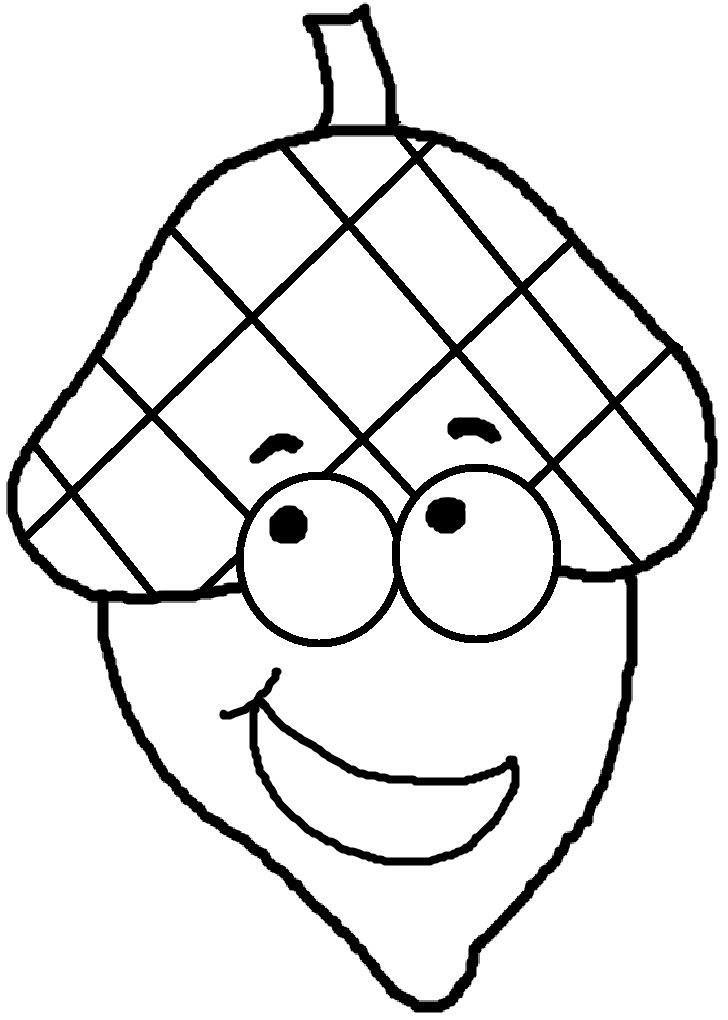 Church House Collection Blog: Free Acorn Clipart, Acorn With Hat 