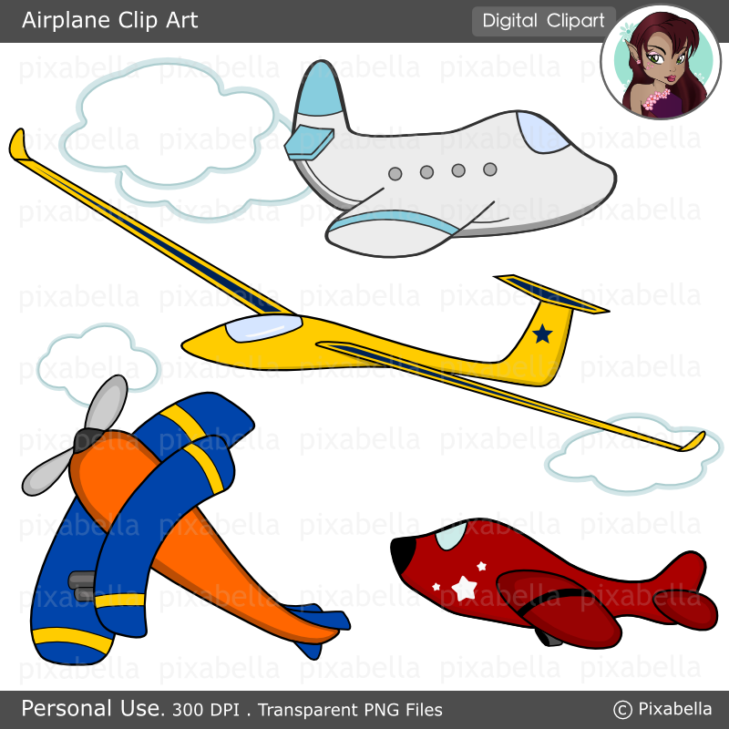 Cartoon Airplanes - Personal Use | Pixabelle