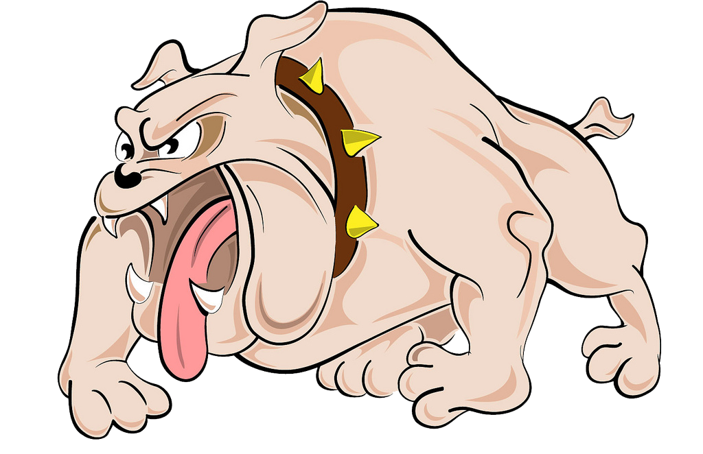Free Angry Bulldog Clip Art