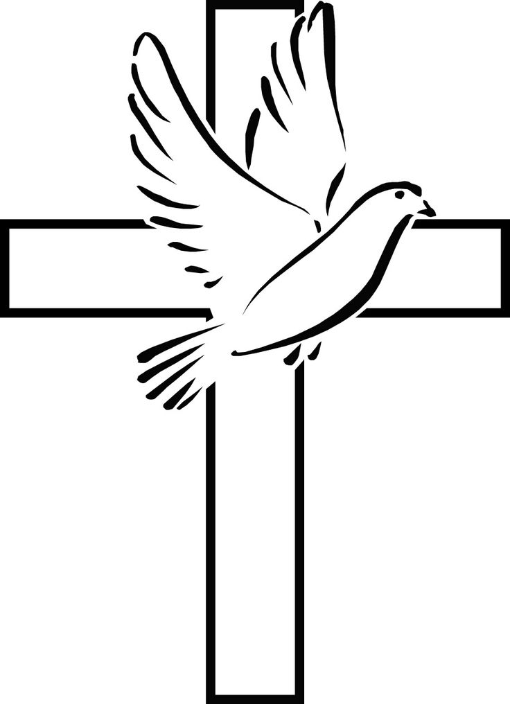 Dove And Cross Clipart