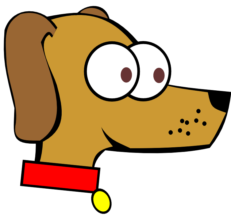 Cartoon Dog Head