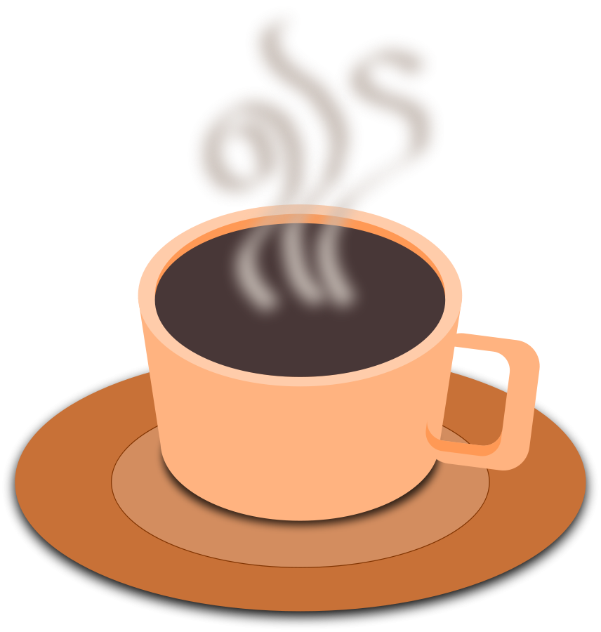 A cup of hot tea medium 600pixel clipart, vector clip art 