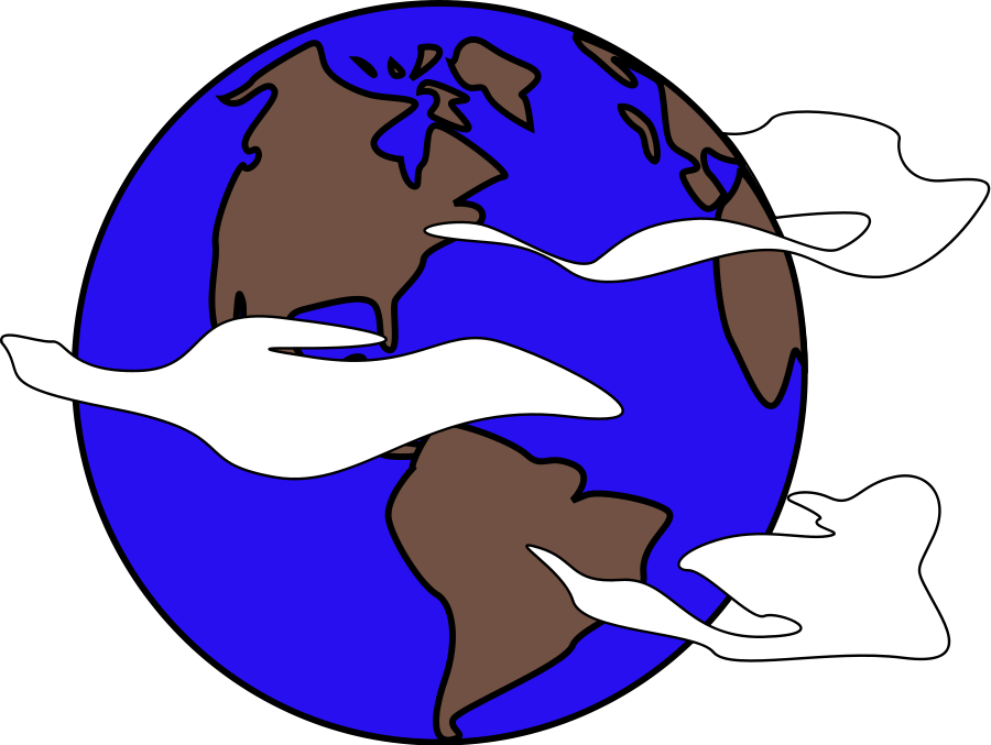 Earth globe Clipart, vector clip art online, royalty free design 