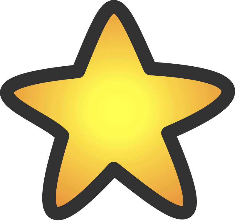 Gold Star Pictures Clip Art