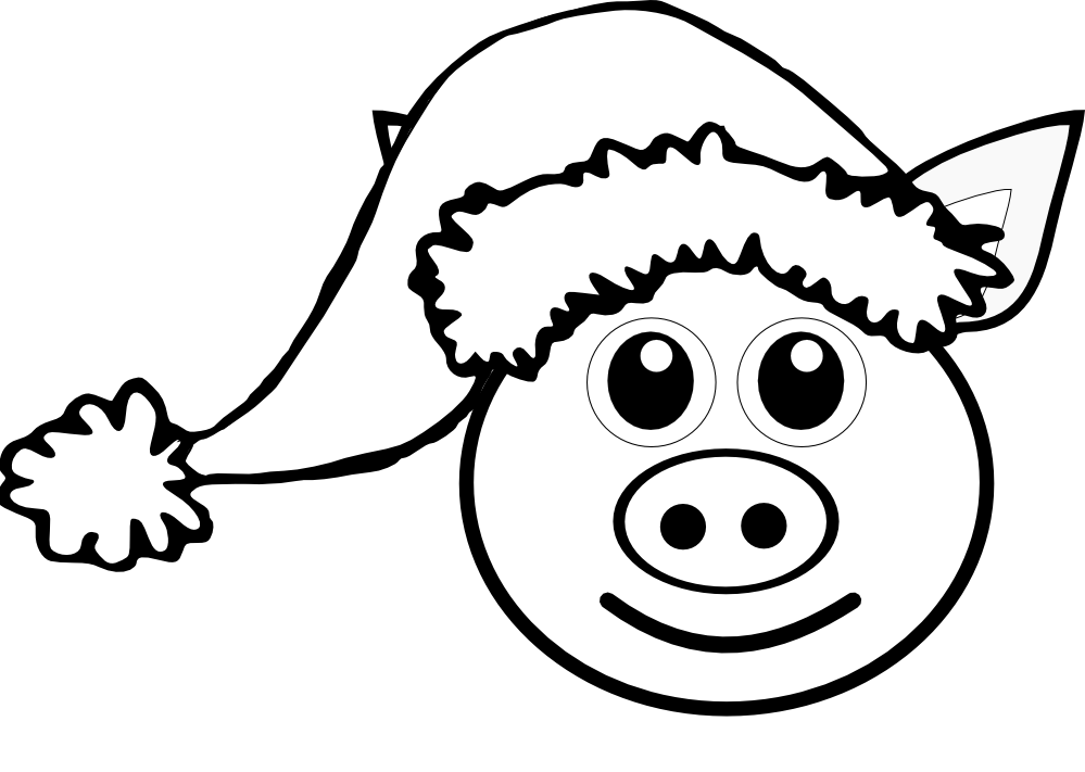 clipartist.net » Clip Art » palomaironique pig face cartoon pink 