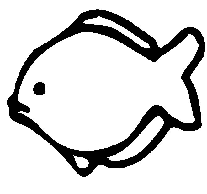 Fish Coloring Pages Kids Clip Art Library Clipart