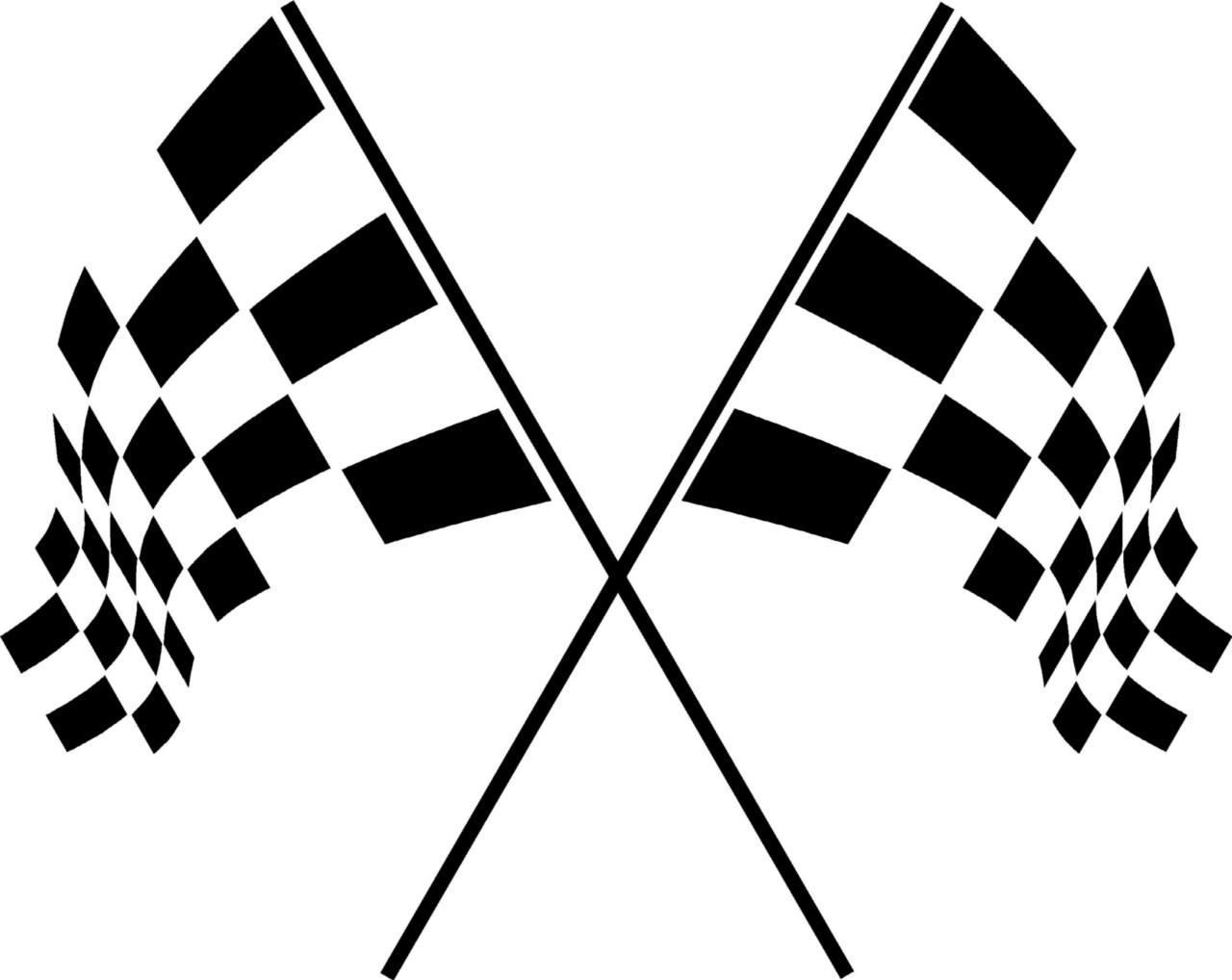 Pictures Of Checkered Flags - Clipart library