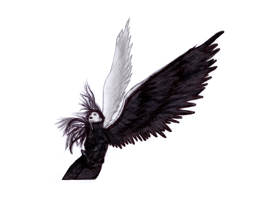 Black Angel by Borghi91 on Clipart library