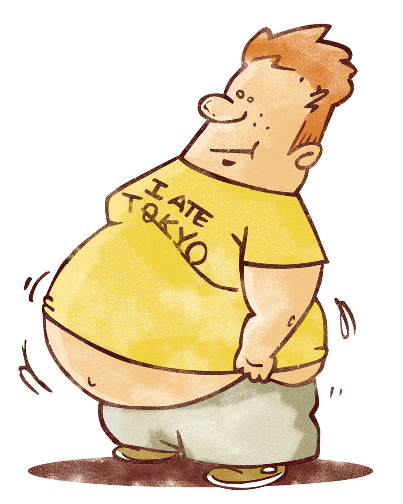 funny fat boy cartoon - Clip Art Library