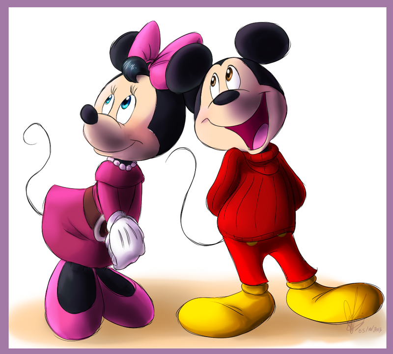 Mickey and Minnie Mouse by KicsterAsh on Clipart library