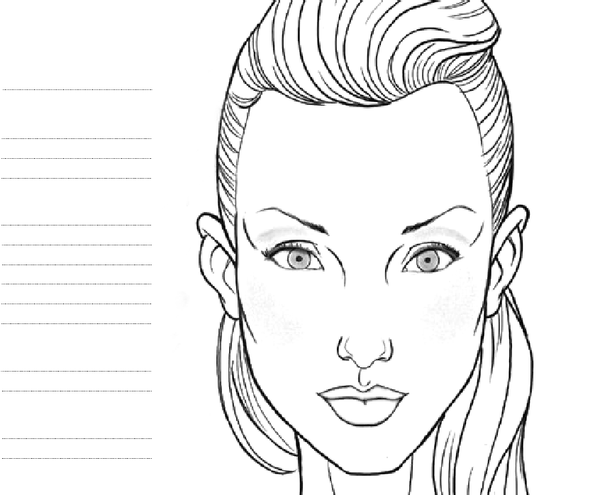 face chart - Clip Art Library