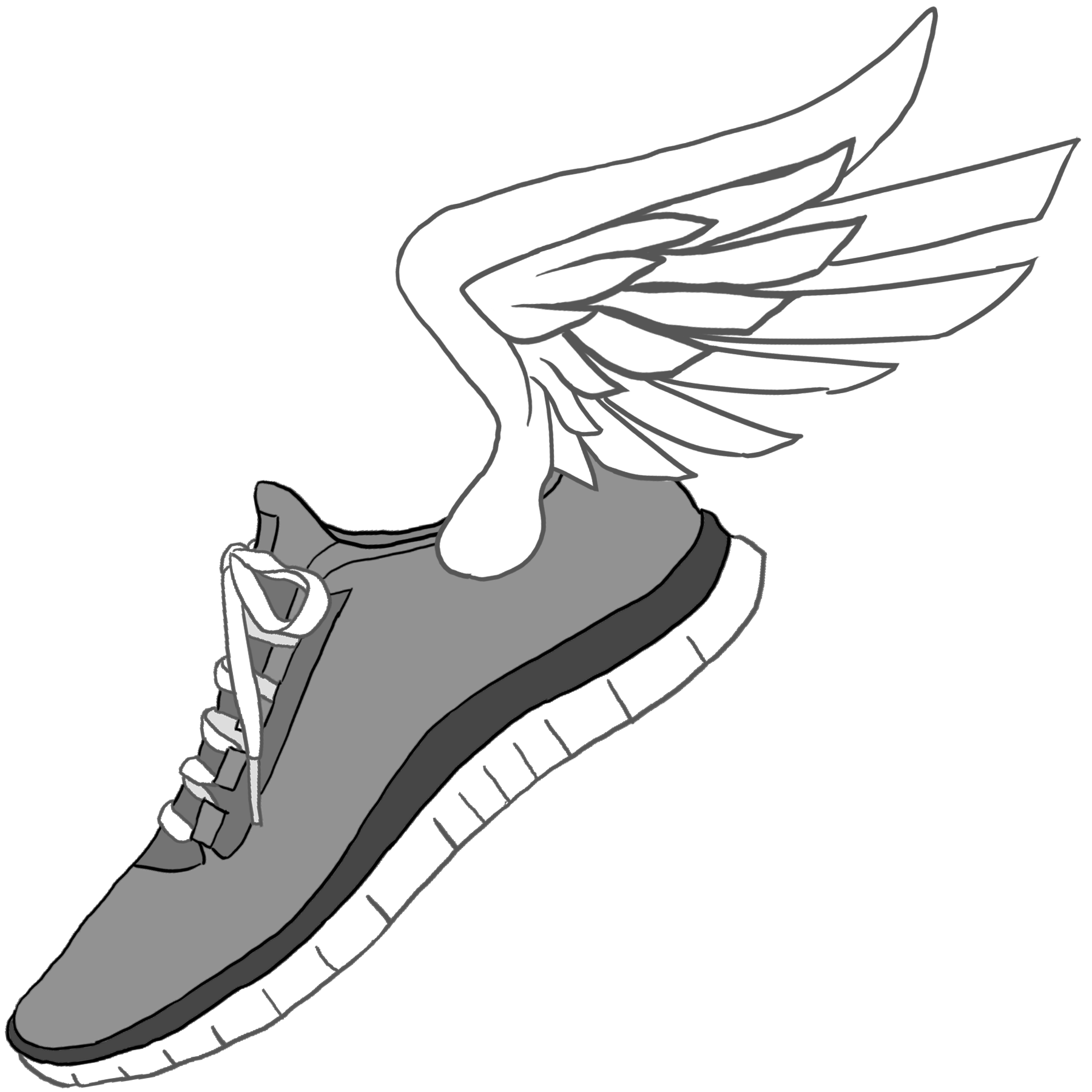 Free Running Shoes For Women Cartoon, Download Free Running Shoes For