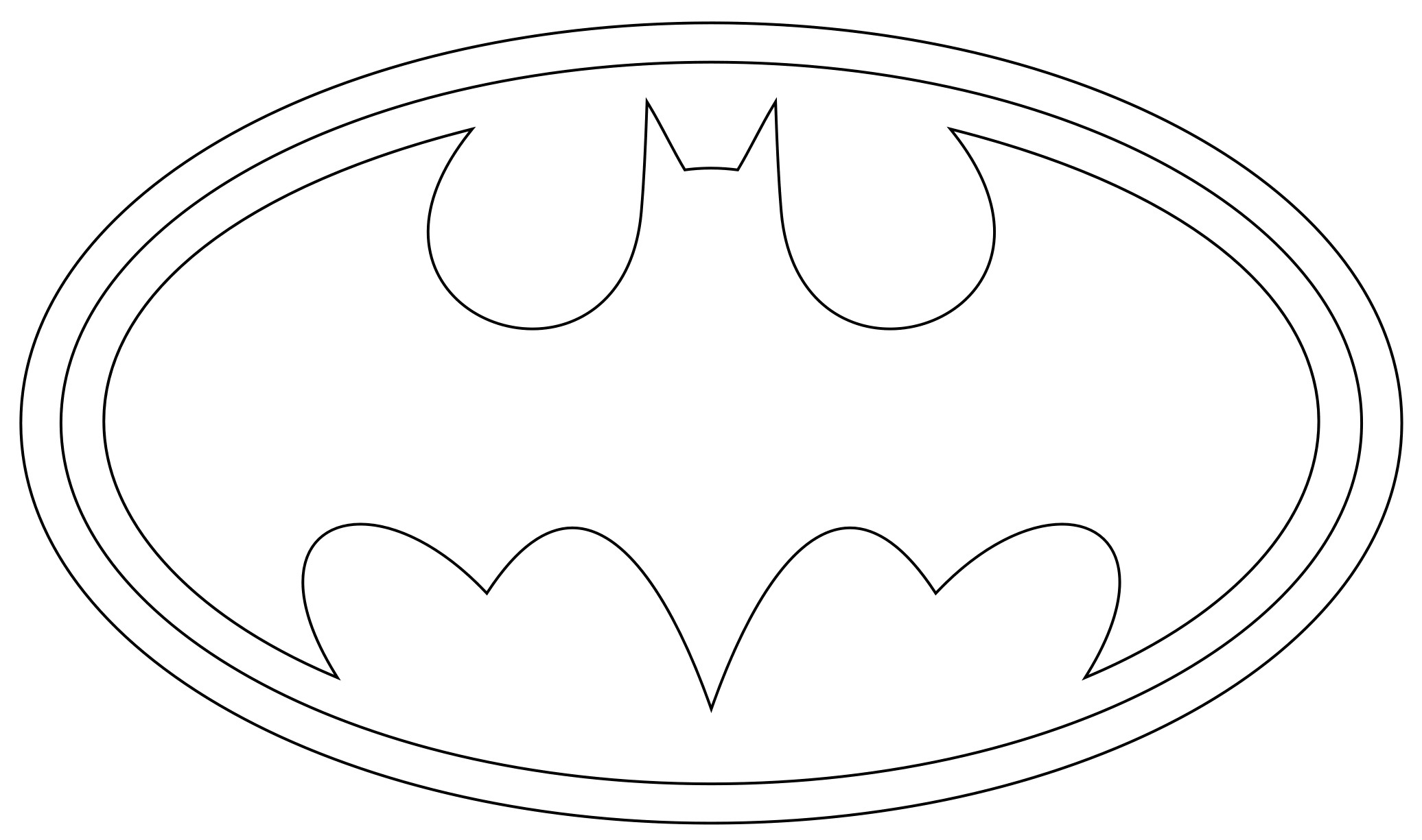 Printable Superman Logo Template | PARTY party | Clipart library