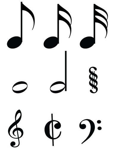 free vector clipart music notes - photo #12