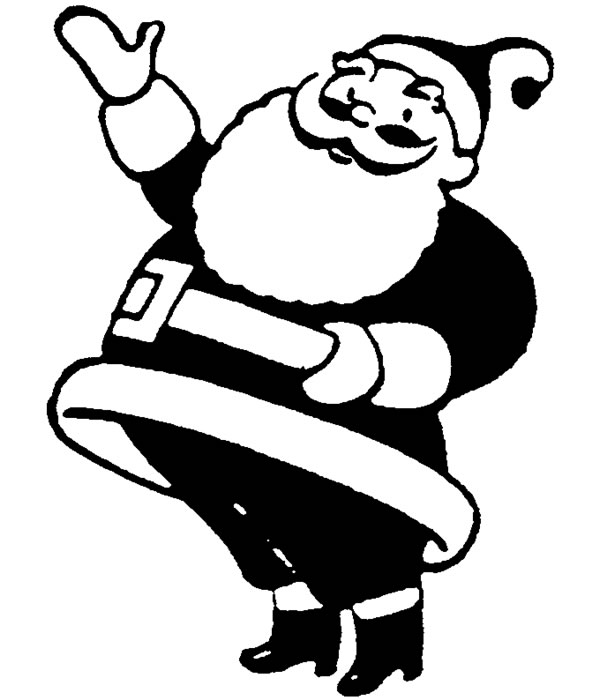 Free Santa Claus Outline, Download Free Santa Claus Outline png images