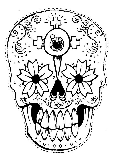 Pictxeer Search Results Printable Day Dead Masks Clip Coloring Pages