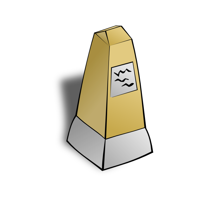 Clipart - RPG map symbols: Obelisk