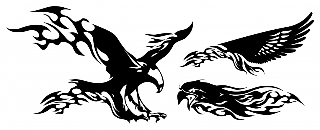 Firey Eagle Tribal / Eagle Tattoo Designs / Free Tattoo Designs 