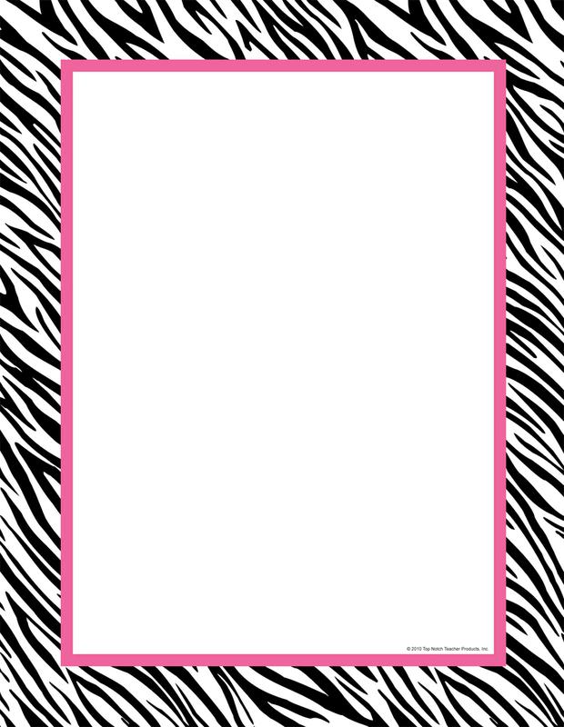 Zebra Pink Computer Paper | TOP5510