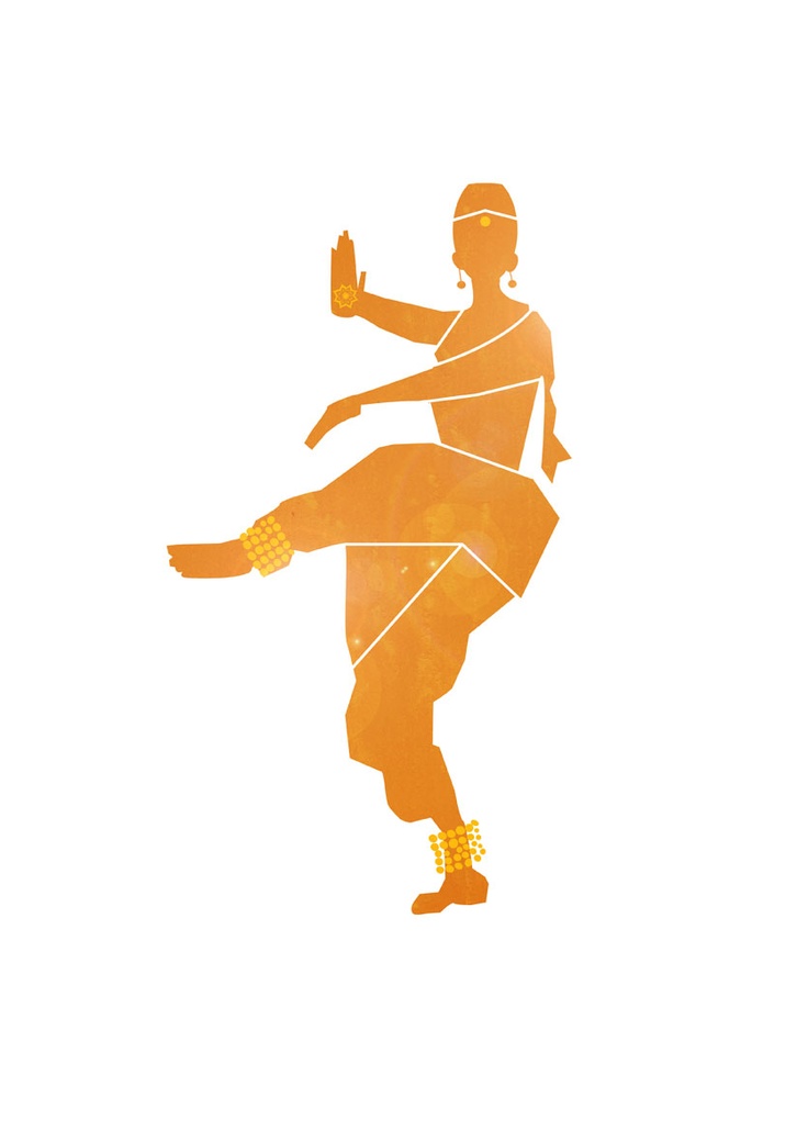 bharat natyam dancer silhouette | MY FAV
