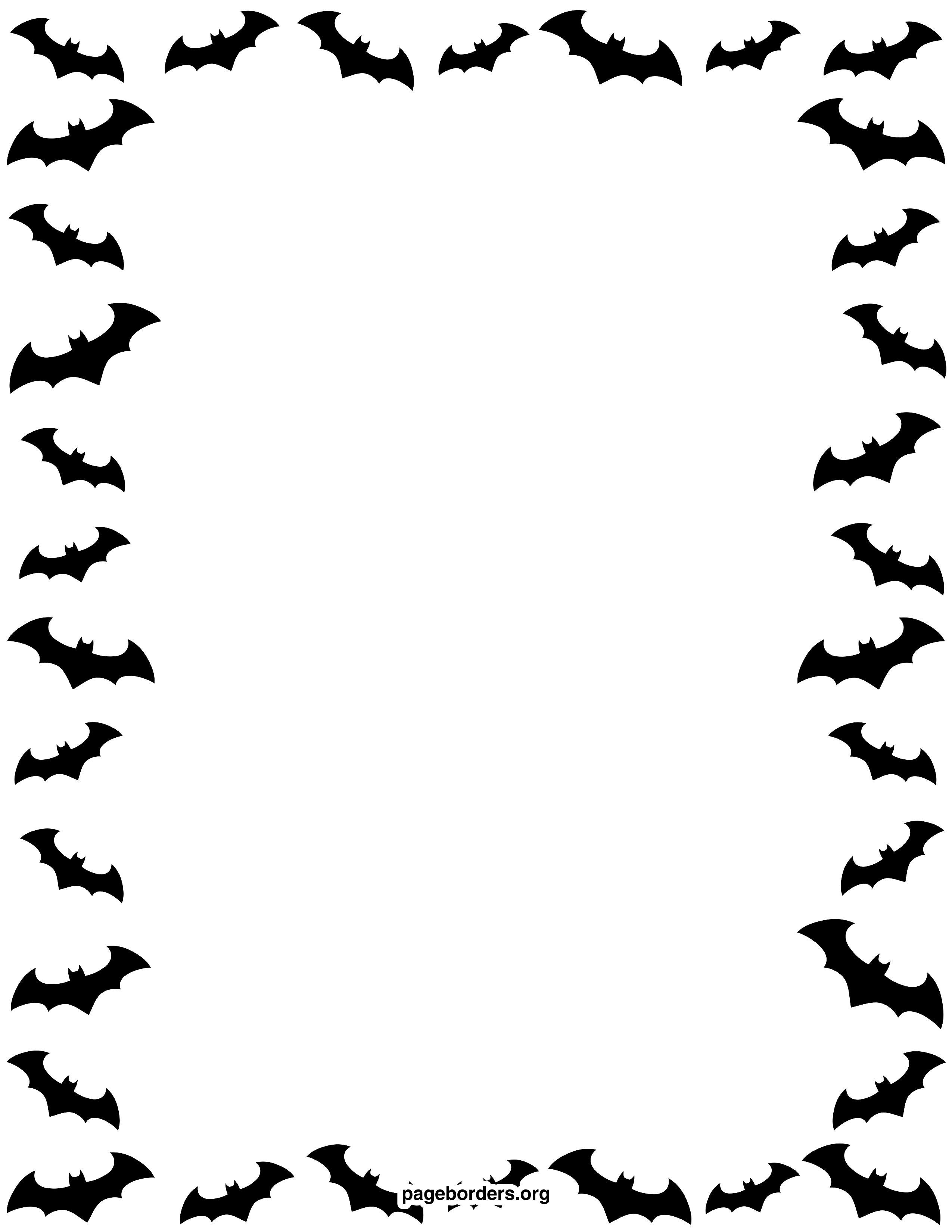 Free Halloween Borders: Clip Art, Page Borders, and Vector Graphics