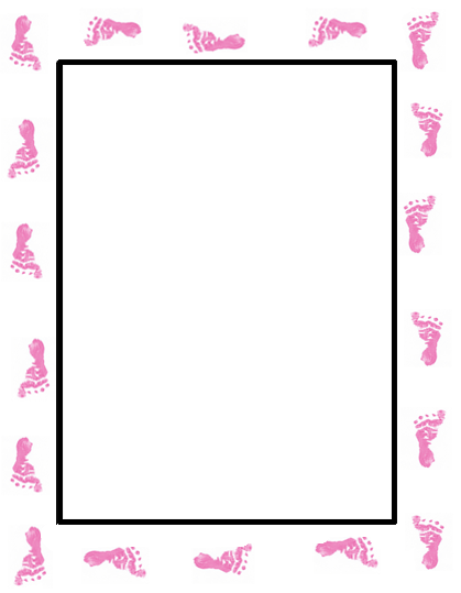 baby shower clip art borders