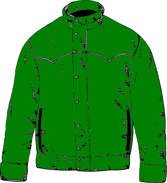 Green Jacket clip art - vector clip art online, royalty free 