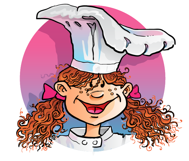 Girl Chef Cook Clipart | nutritioneducationstore.com