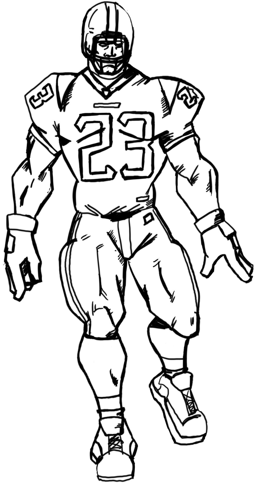 Russell Wilson Football Coloring Pages