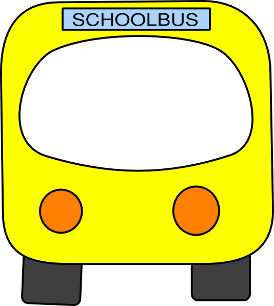 clipart school bus outline - photo #29