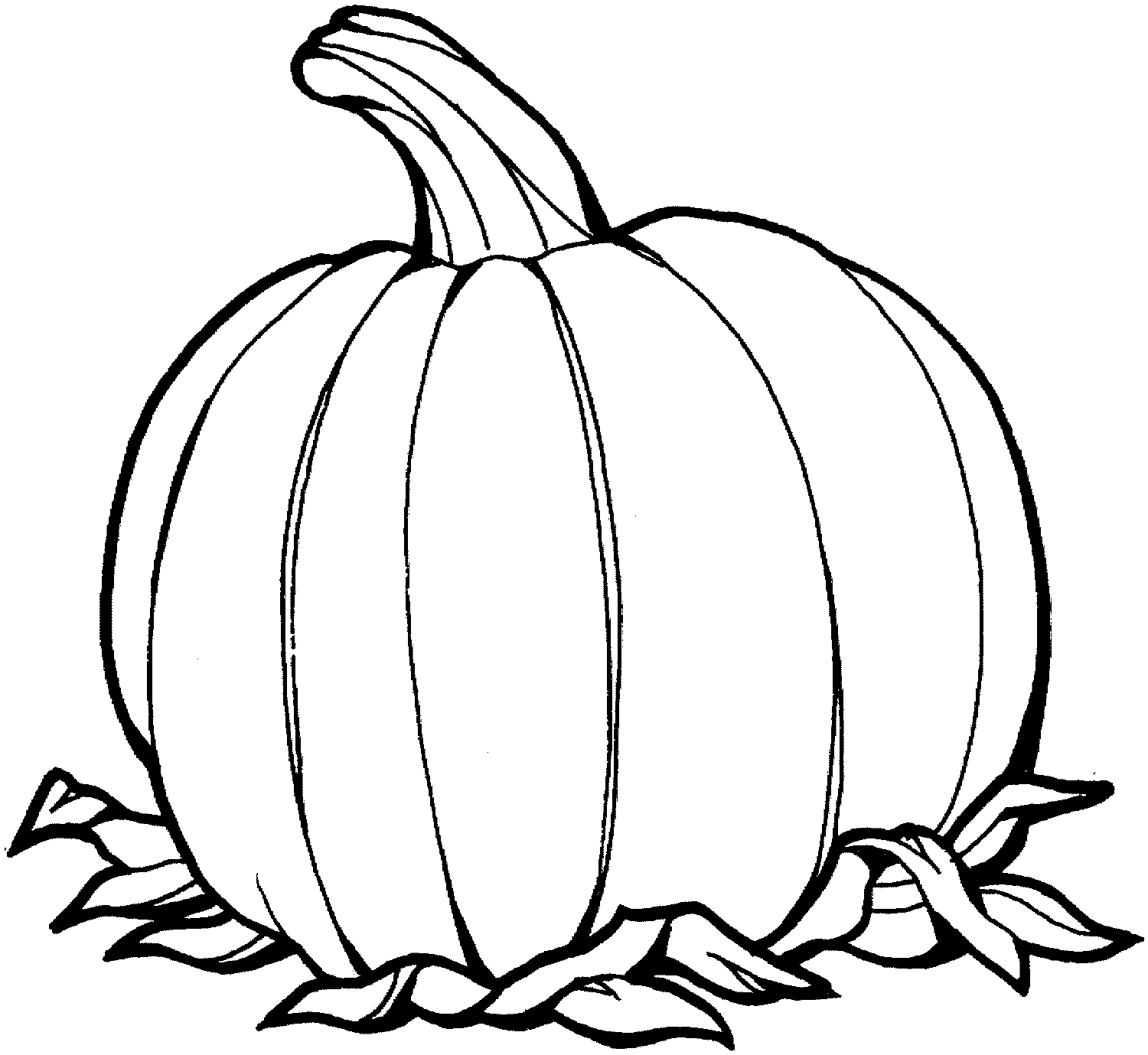 Pumpkin Coloring Pages (7) | Coloring Kids