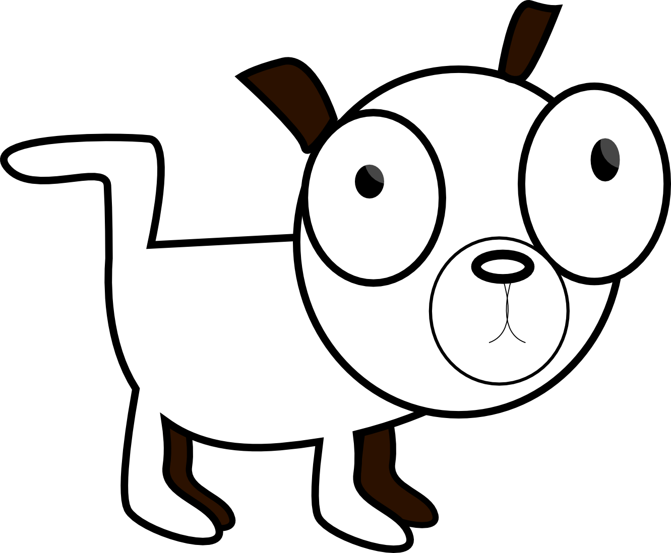 Free Black And White Dog Clipart, Download Free Black And White Dog