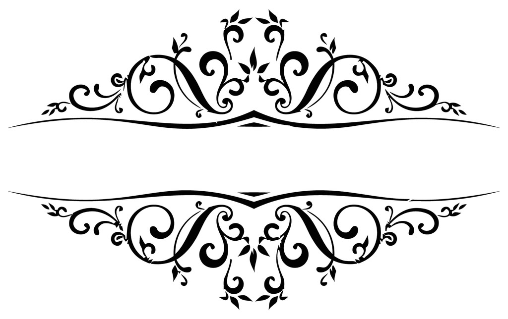 simple flourish clipart