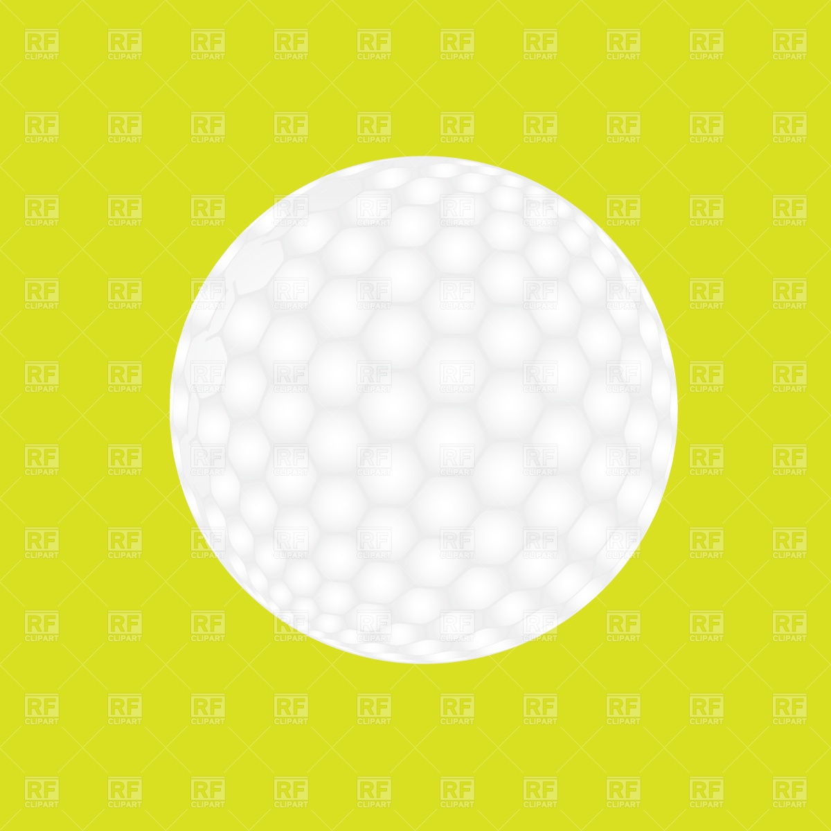 pictures of golf balls clipart - photo #46