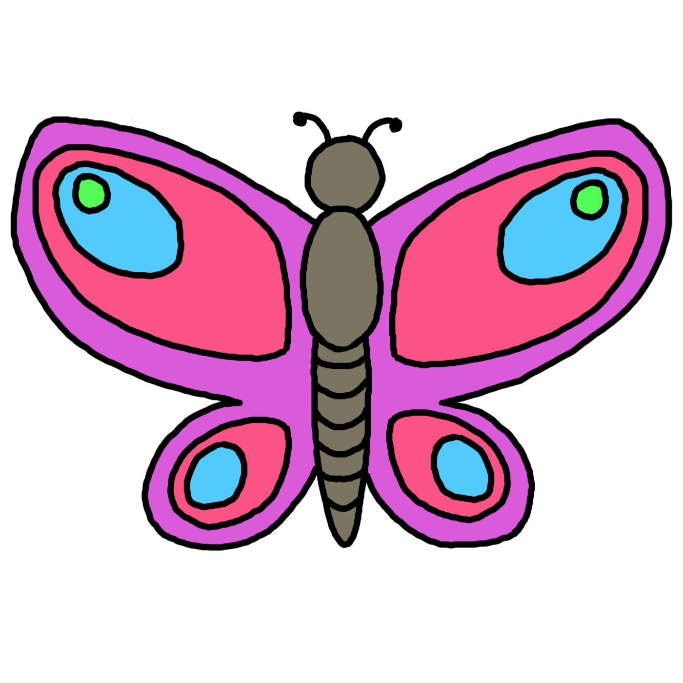 Butterfly Wings Clipart | Clipart library - Free Clipart Images