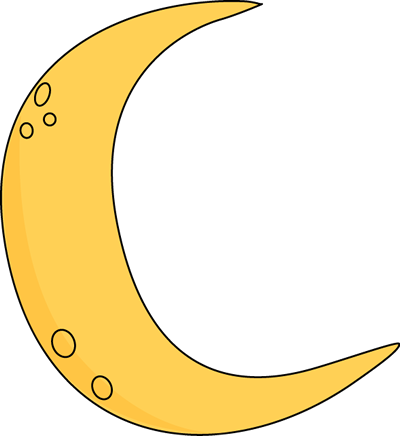 Crescent Moon Clip Art - Crescent Moon Image